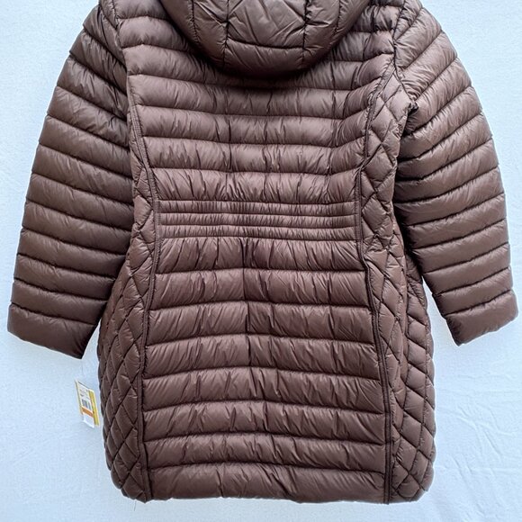 MICHAEL KORS Quilted Down Puffer Jacket Removable Hood Packable Plus 3X NWT - Picture 10 of 13